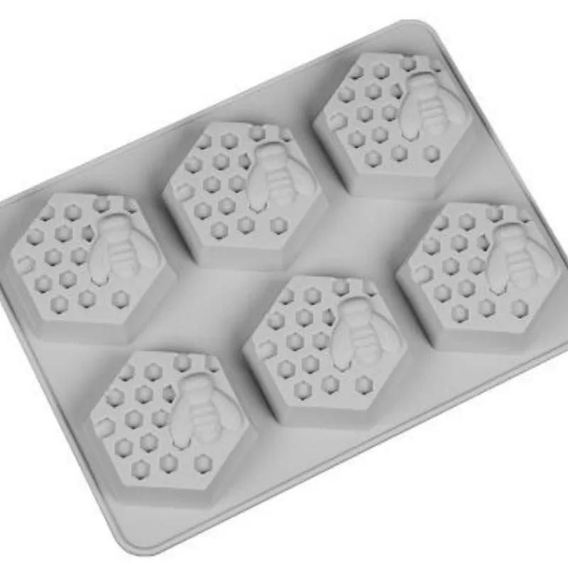 Шестиугольная квадратная сотовая форма Liulian пчела соты ручной работы мыло