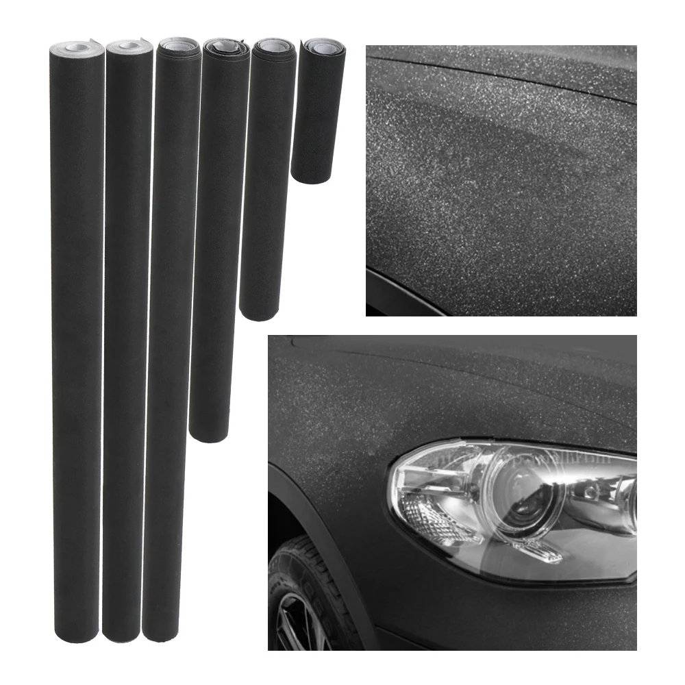 

Glitter Shiny Vinyl Films For Car Body Dashboard Car Sticker Universal Car Styling Black Auto decorations