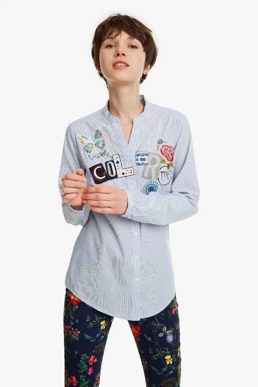 26 s-xl Различные принтованные Женские рубашки в Deg, Испания,(2 - Цвет: 26 s-xl