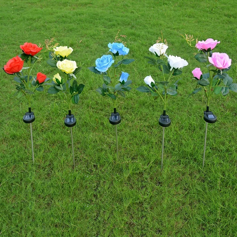 

Rose Solar Light Garden Lights Solar Outdoor Led Waterprof Solar Outdoor Light Christmas Lights Outdoor Christmas Decoration