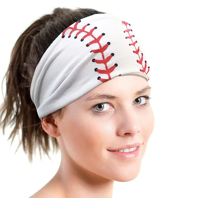 

Classic Sports Popular Ball Headbands Girls Yoga Fitness Women Hair Accessories Prints Bandannas Running Party Hair Accessories