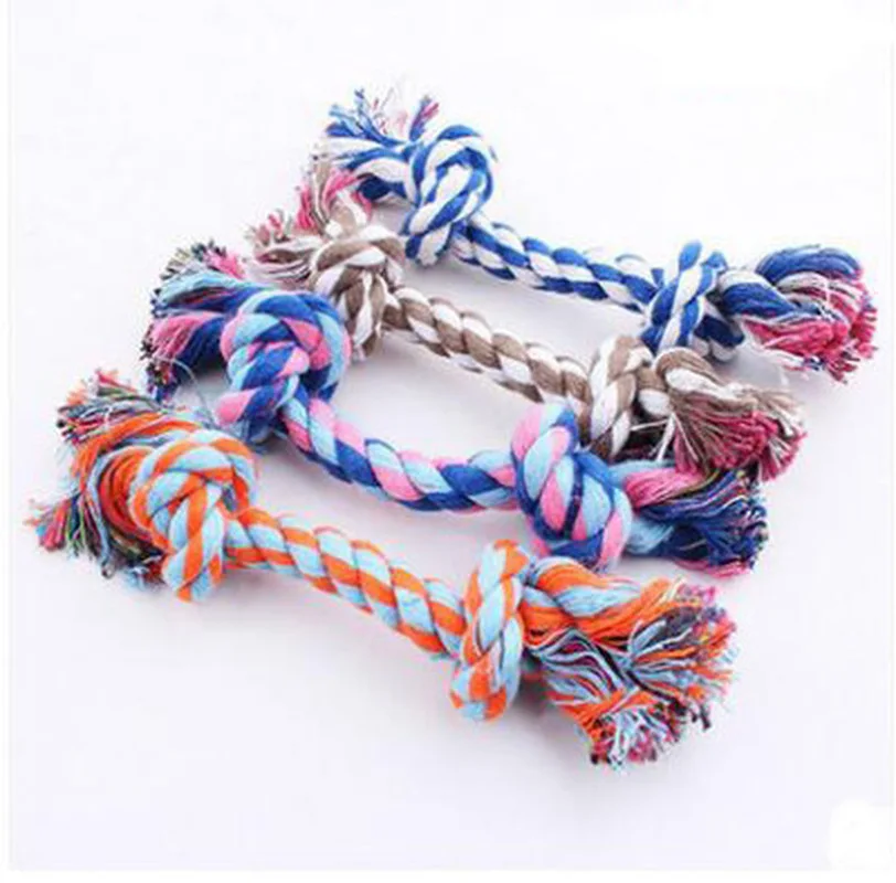 1 шт. домашних животных товары для собак Собака Щенок Хлопок жевать Узел игрушка