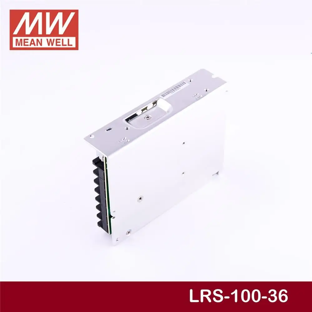 Бренд MEAN WELL представляет LRS-100-36 е-байка 36В 2.8A meanwell LRS-100 е-байка 36В 100,8 Вт один Выход переключение Питание