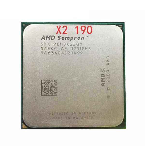 Процессор AMD Sempron X2 190 двухъядерный процессор для настольного компьютера разъем 938