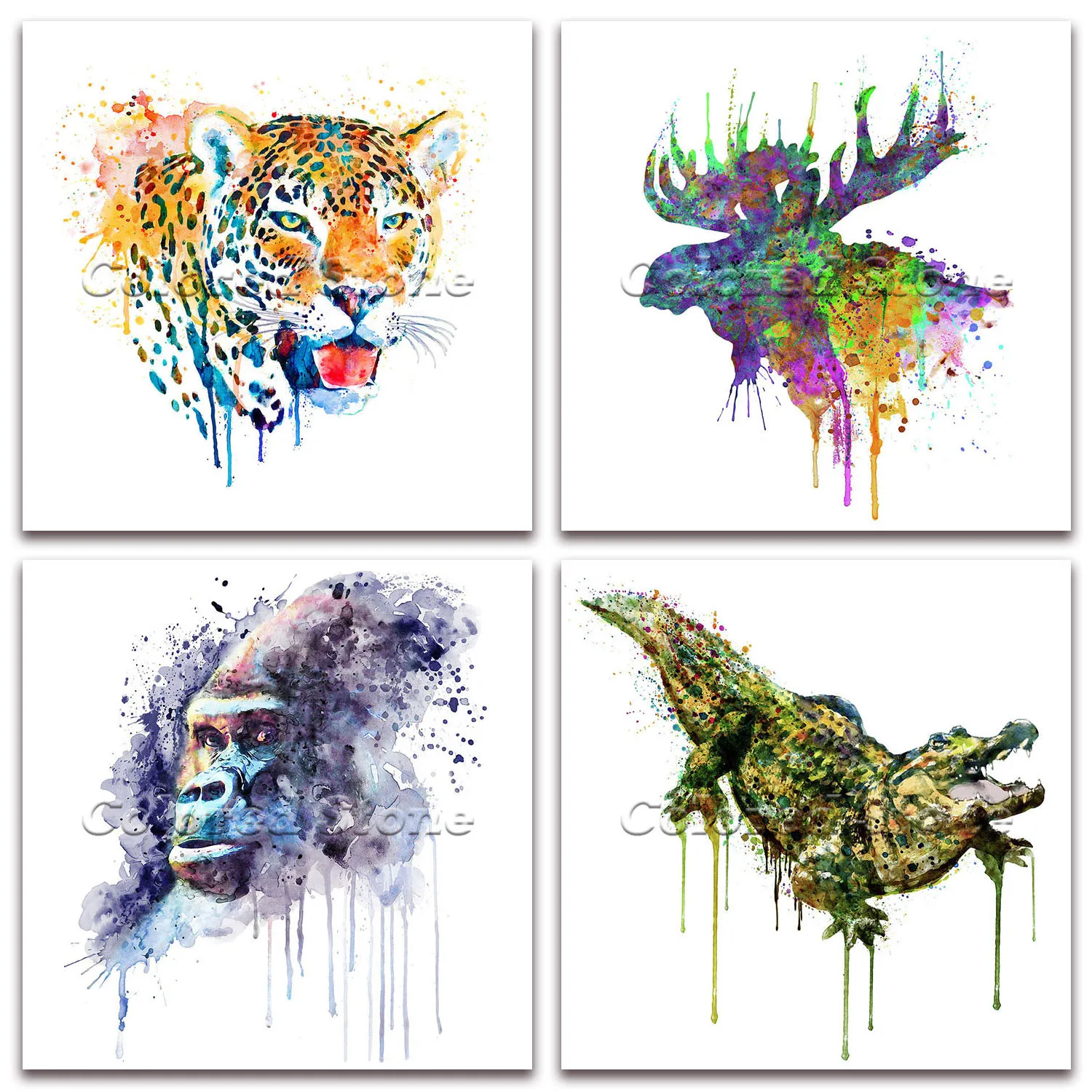 Алмазная 5D Вышивка сделай сам мозаика с изображением животных лося орангутана