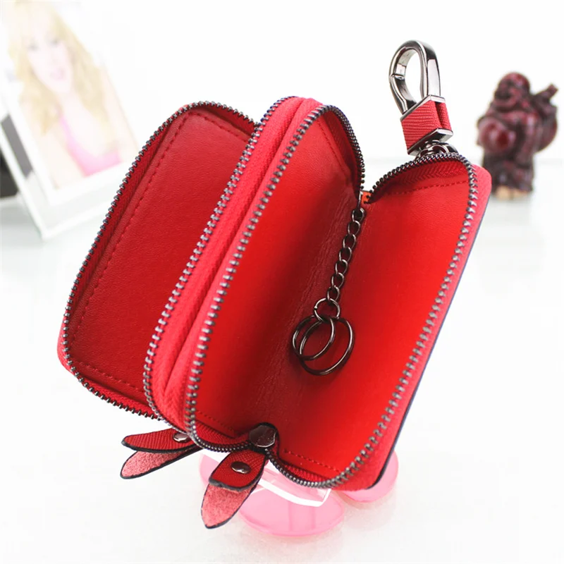 Новинка искусственная кожа двойной карман на молнии Многофункциональный