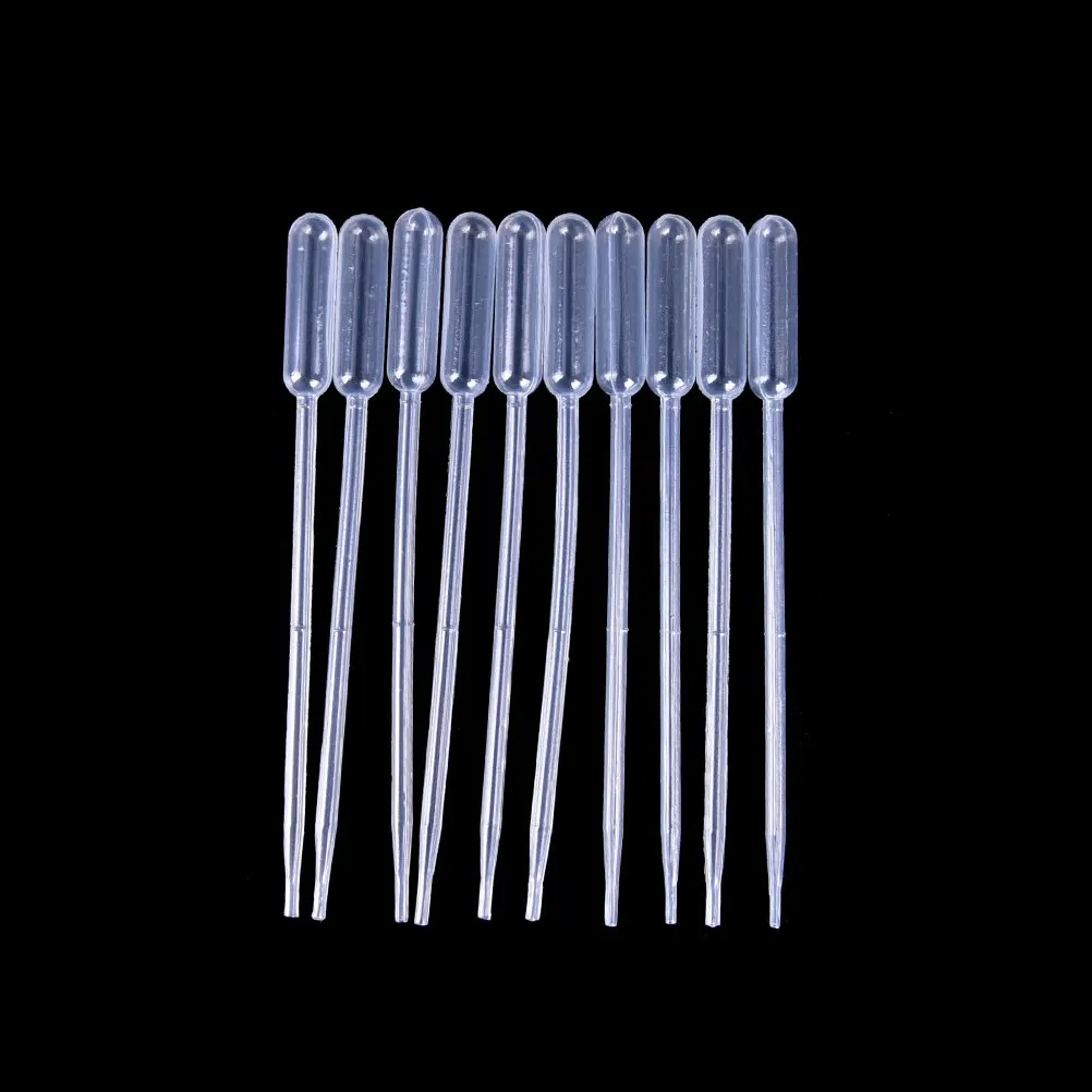 

100PCS/Lot 0.2/0.5/2/4ML Disposable Plastic Squeeze Transfer Pipettes Dropper For Silicone Mold UV Epoxy Resin Jewelry Making