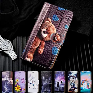 leather phone case for huawei p smart 2019 p8 p9 lite 2017 p10 p20 p30 lite wallet flip cover for huawei y3 y5 y6 pro y7 y9 2018 free global shipping