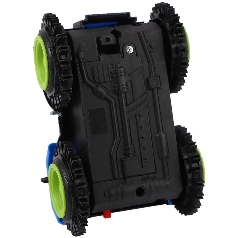 

Children Flip Toy Car Electric Stunt Farmer Car Child Dump Truck with 1:38 School Bus Pull Back Diecast Model Toy