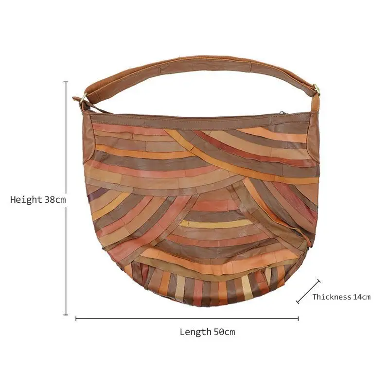 

Casual Crossbody Bags For Women Designer Personality Sheepskin Ladies Shoulder Bag Travel Shopping Bags Zipper Female Totes Bag