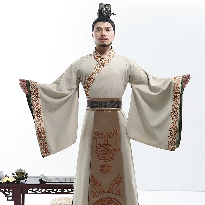 

Hanfu Men cosplay Chinese traditional dress Ancient Qin Han Dynasty government officials TV Same paragraph Clothing actor set