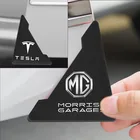 2 шт., силиконовые наклейки на углы автомобильной двери, защита Бампера Для Mitsubishis Pajero Outlander Eclipse Ax 2021, автомобильные аксессуары