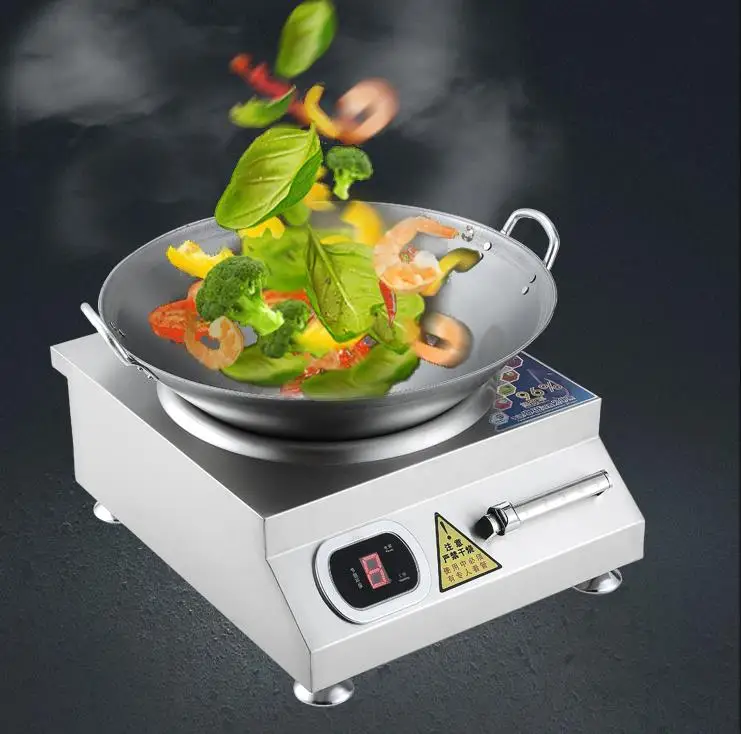 Коммерческая индукционная плита Hall мощностью 5000 Вт настольная электрическая