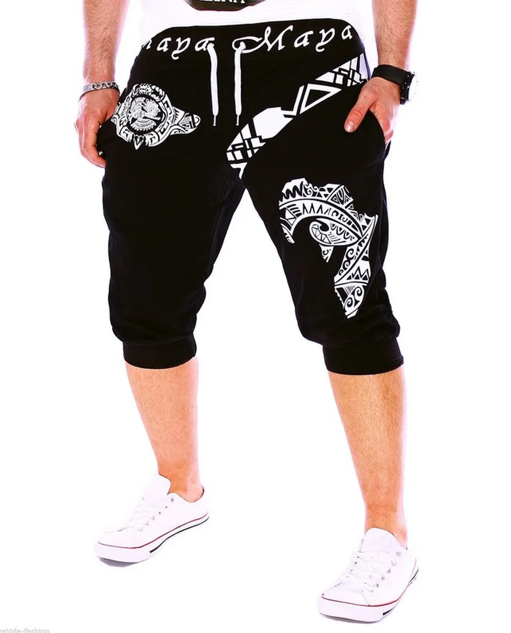 

ZOGAA Shorts Men Summer Leisure Knee Length Streetwear 3-color Letter Print Joggers Short Sweatpants Trousers Man Bermuda Shorts
