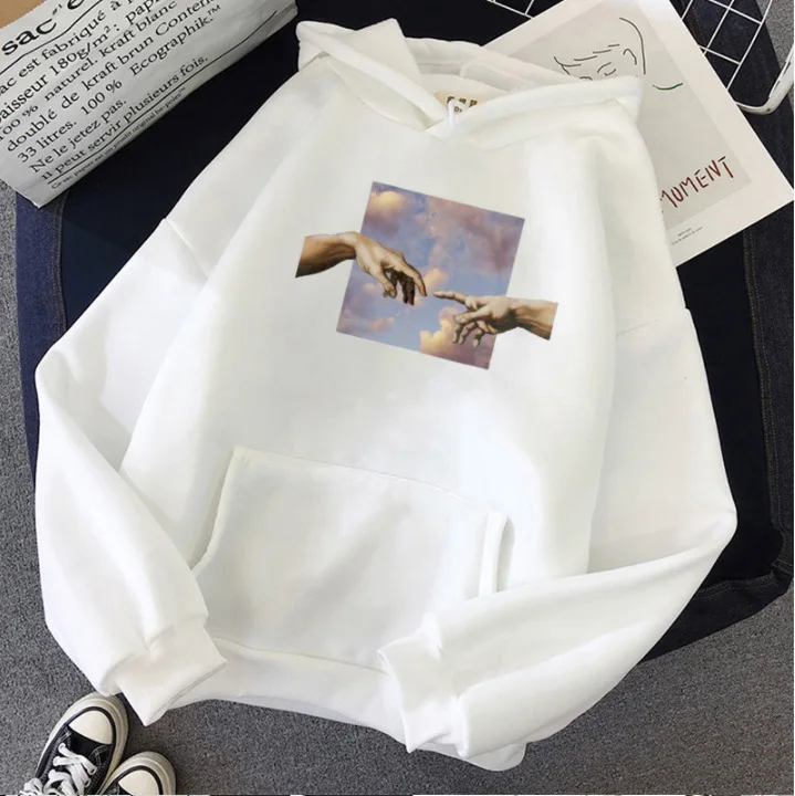 Couples Hoodie for Women Fashion Print Winter Sweatshirt Clothes Women Oversized Sweetshirt Harajuku Vintage Unisex Mens Hoodies