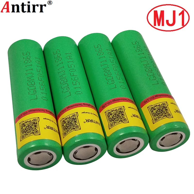 Бесплатная доставка! 4 шт./лот непрерывный разряжающий аккумулятор 18650 3 6 В inr18650 MJ1