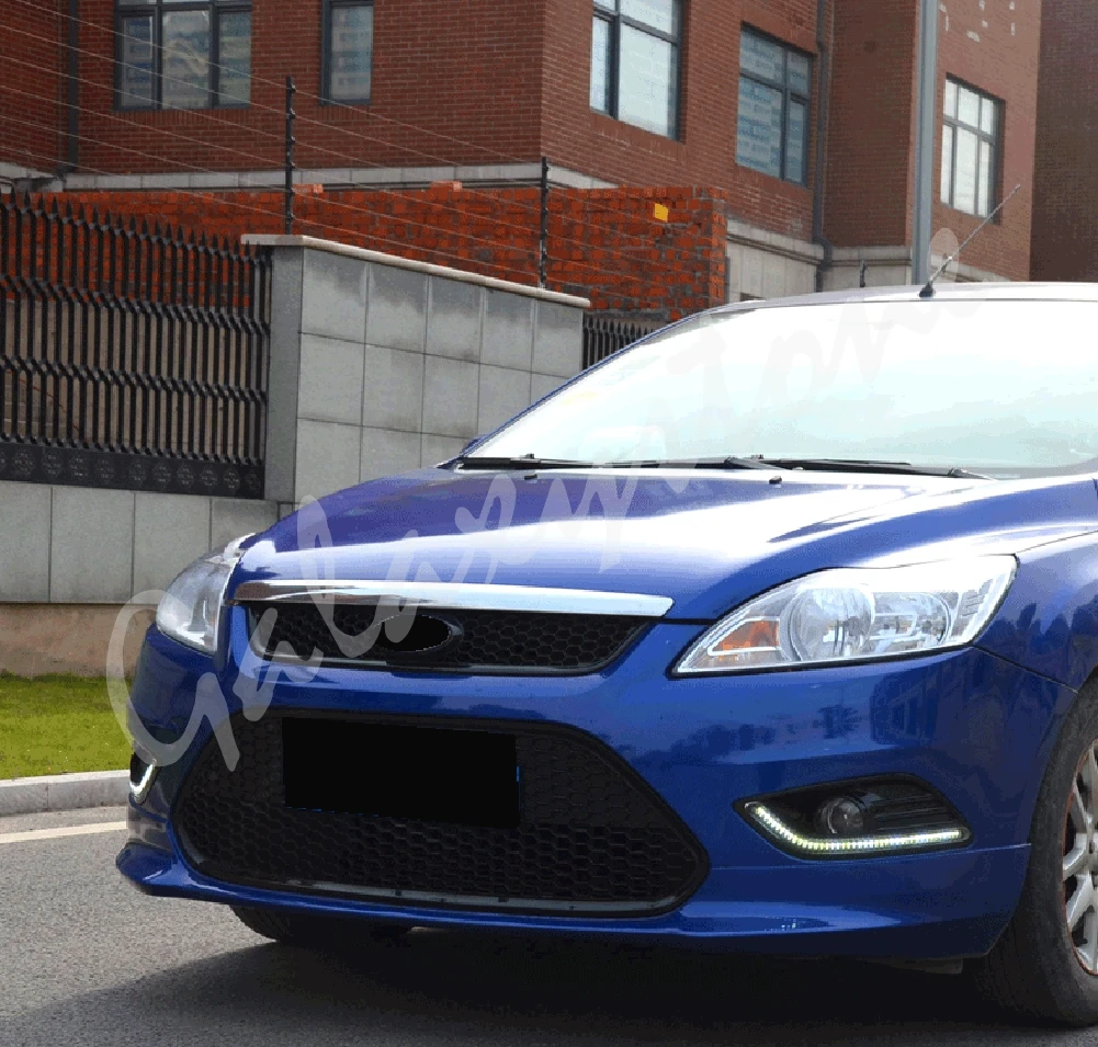 Для Ford Focus Хэтчбек Sedan 2009 2010 2011 2012 передняя и нижняя решетка бампер с Сотами |