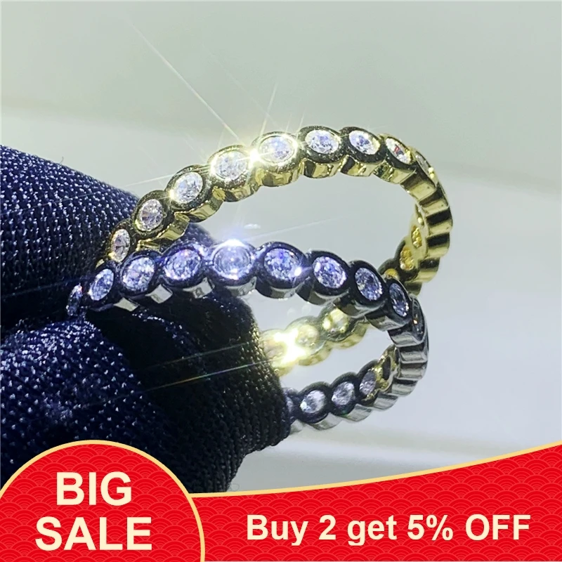 Женское кольцо ручной работы из серебра 925 пробы с фианитом|Кольца| |