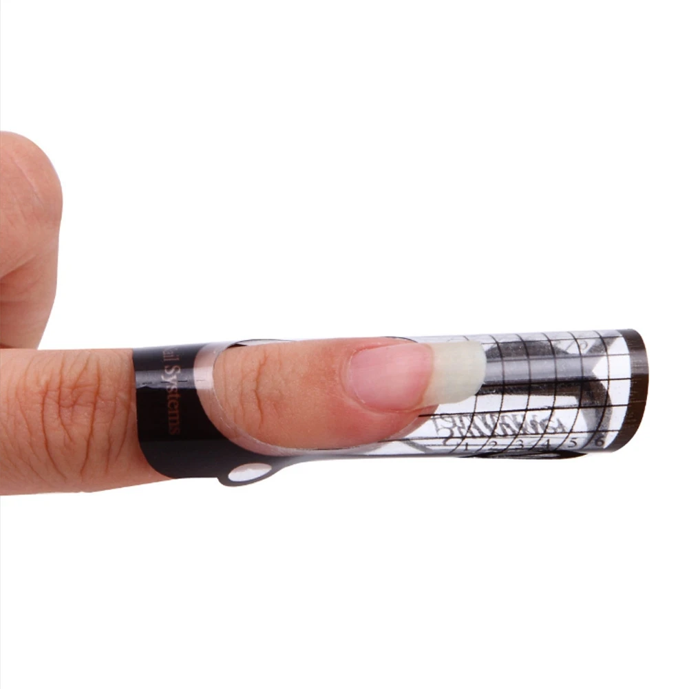 100 шт форма для ногтей прозрачный стикер наращивания клейкие маркеры пчелиный