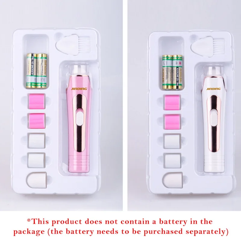 Women Epilator 3 In 1 Lady Shaver Painless USB Charge For Total Face And Body Hair Eyebrow Trimmer