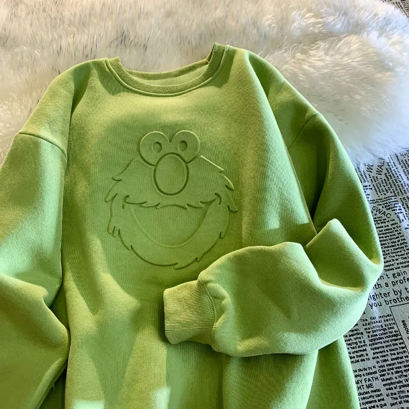 Толстовка женская с круглым вырезом шикарный свитшот 3D рисунком зимний топ для