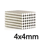 Неодимовый мини-магнит, круглые магниты 4 х4 мм, диаметр 4 х4 мм, 2050100 шт.