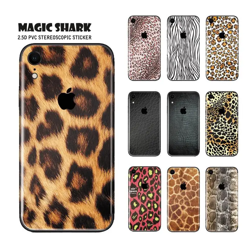 Волшебный Акула Стильный Леопардовый кожаный змеиный принт зебра ударопрочный