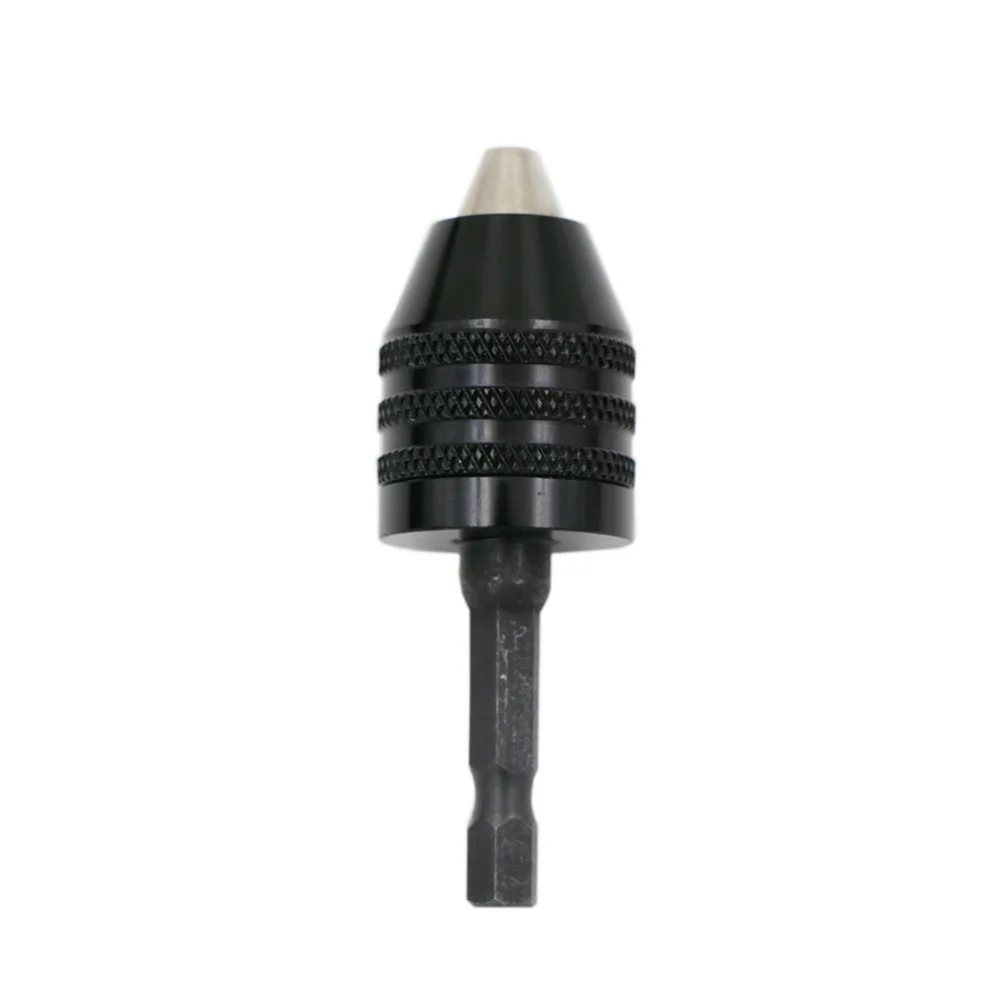 

Adaptor Hex Shank Adapter 2Pcs Keyless Chuck 1/4" Hexagon Shank Adapter