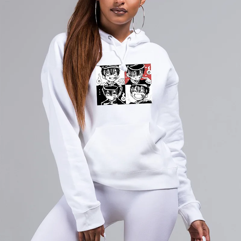 

Toilet-Bound Hanako-kun Cosplay Hoodie Fleece Nene Yashiro Costume Printed Solid Hooded Hoodie