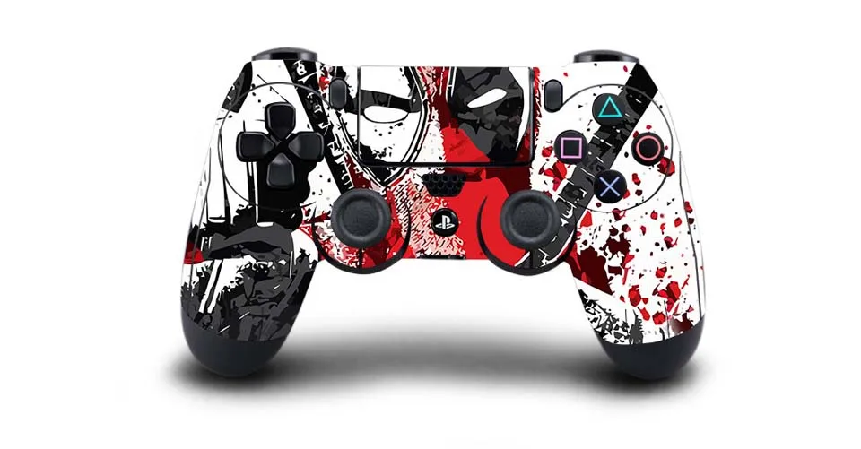 QBTM1001 Виниловая наклейка для PS4 беспроводной контроллер геймпад Защитная крышка наклейка для Playstation 4 контроллер Джойстик - Цвет: QBTM1001