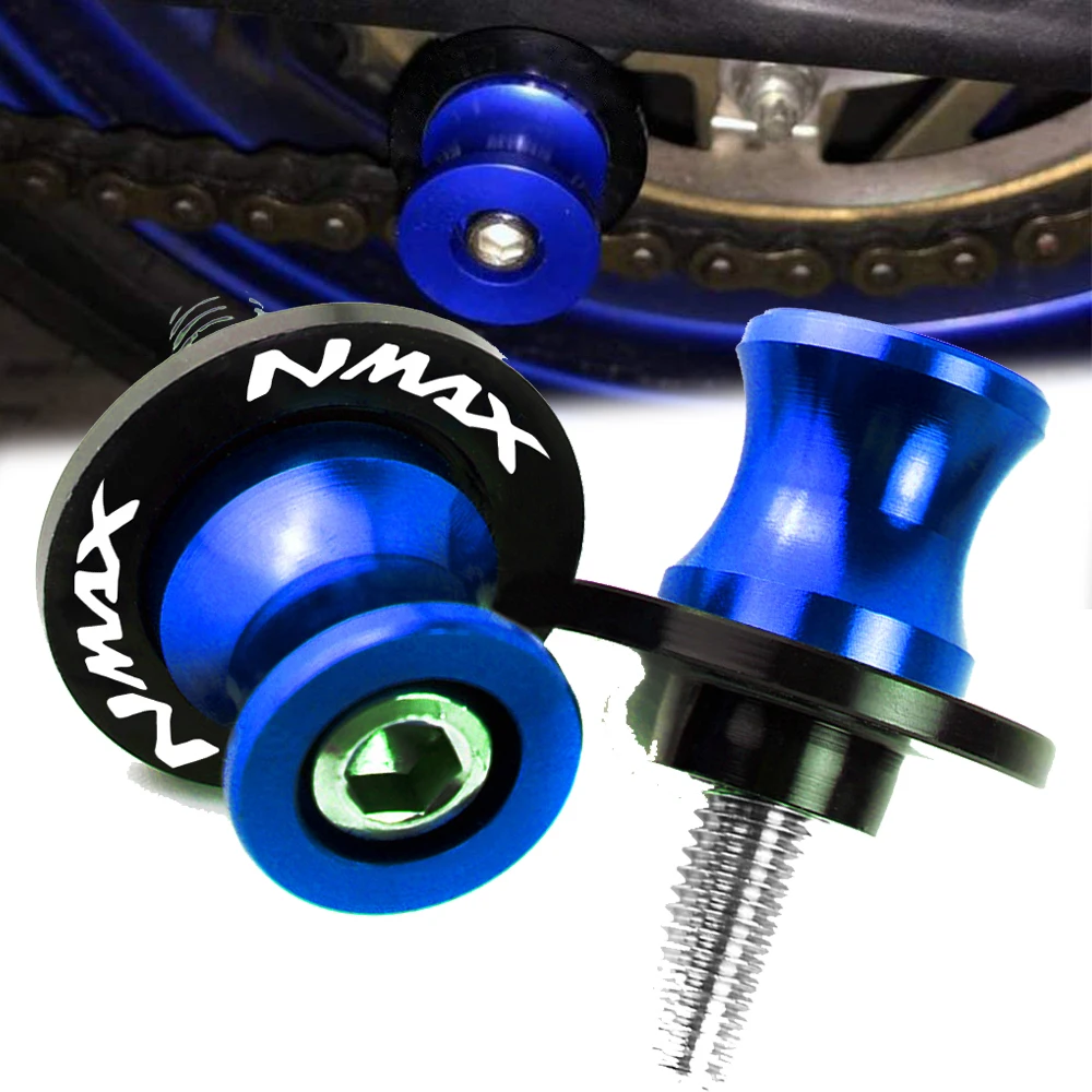 

For YAMAHA NMAX155 N-MAX155 NMAX 155 125 N-MAX 2017 2018 2019 Motorcycle CNC 6MM Swingarm Spools slider stand screws Accessories