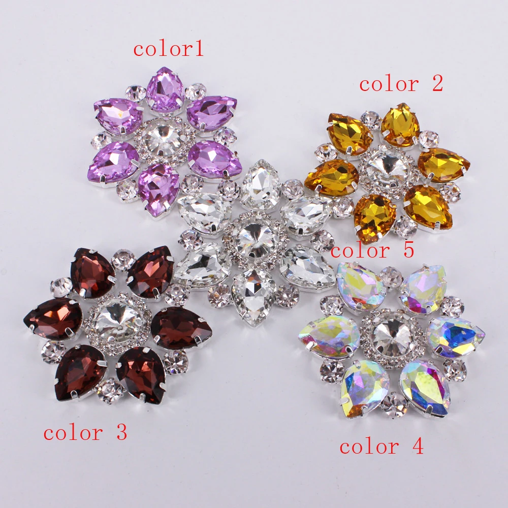 3 5x3 5 см 1 шт. Золотая основа с плоским основанием отверстиями пришивные стразы в