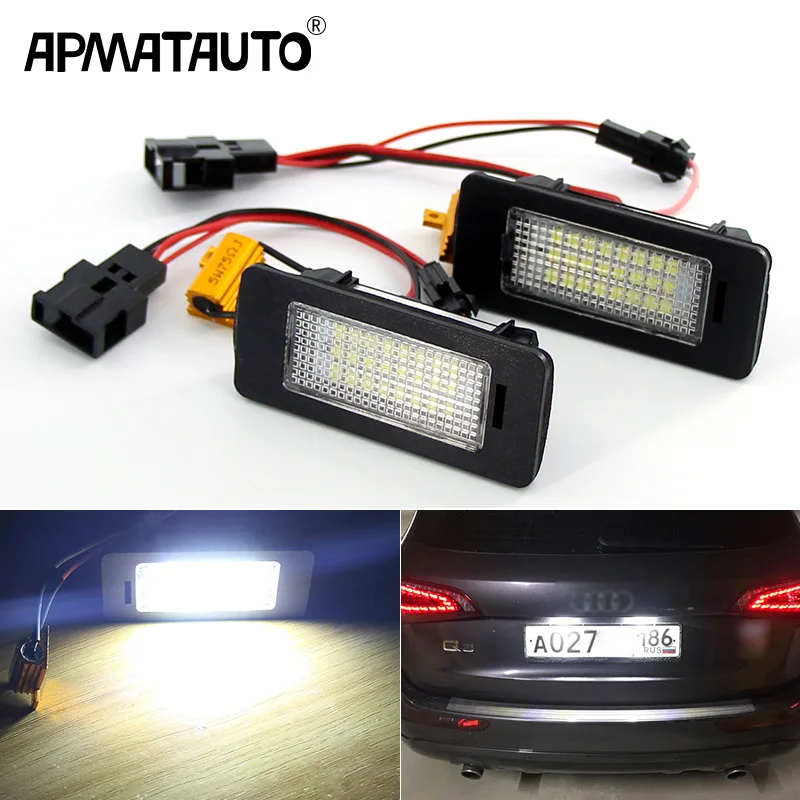 Canubus 24SMD светодиодный номерной знак для VW Golf 6/7 вариант Passat B6/B7 Jetta MK6 Sharan Touran