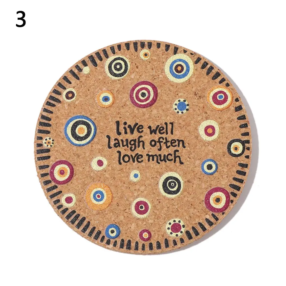 

Пробковые круглые подставки для чашек