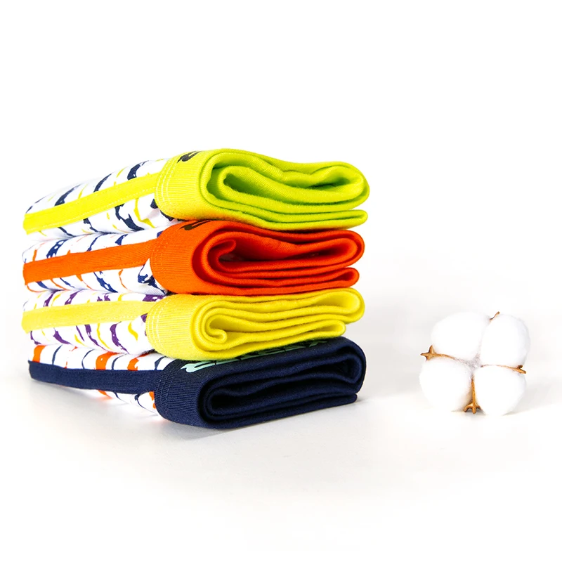 Трусы боксеры Нижнее белье для мальчиков Детские хлопковые трусики в полоску