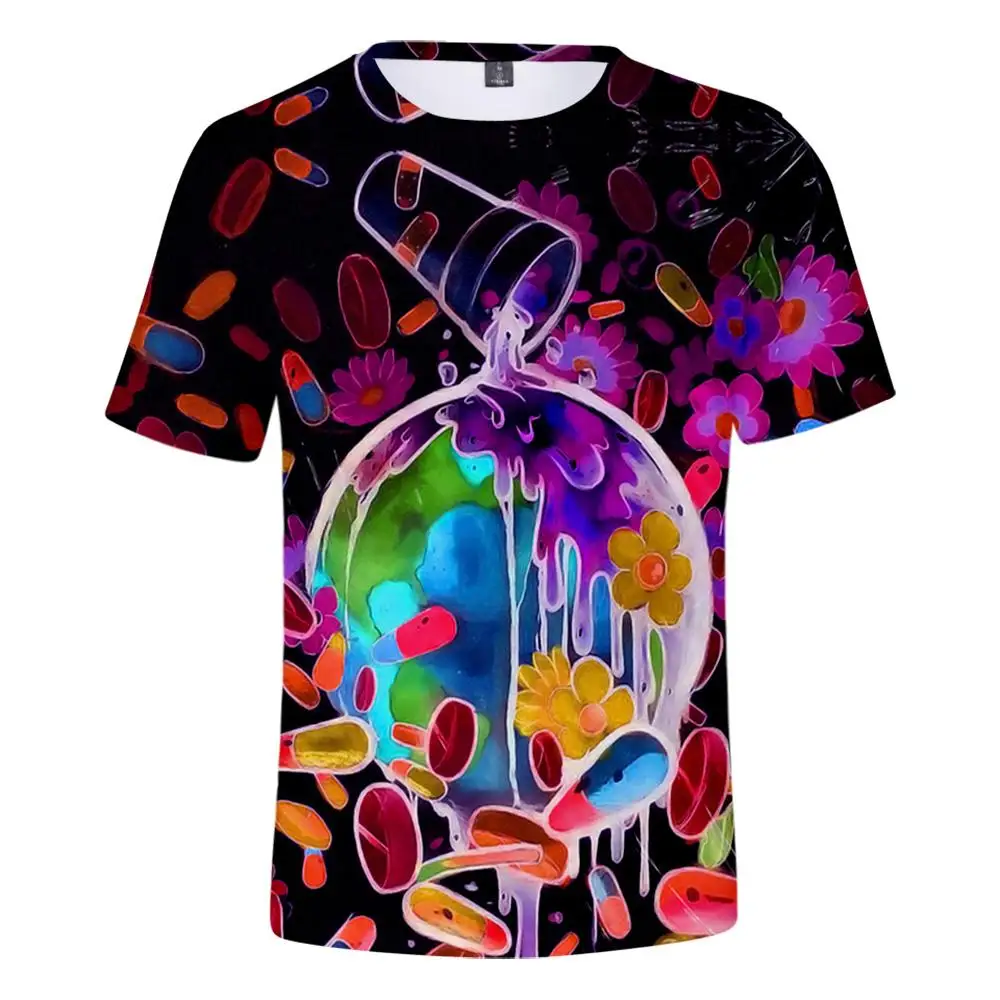 

Camiseta de manga corta 3DT para hombre y mujer, camiseta popular de 3DTees para nios y nias, camiseta de manga corta para