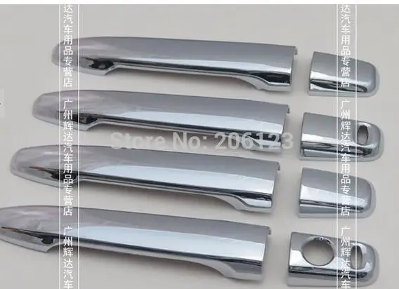 ABS! Хромированная Крышка для боковой дверной ручки 8 шт. Mitsubishi Outlander 2013 2014 с