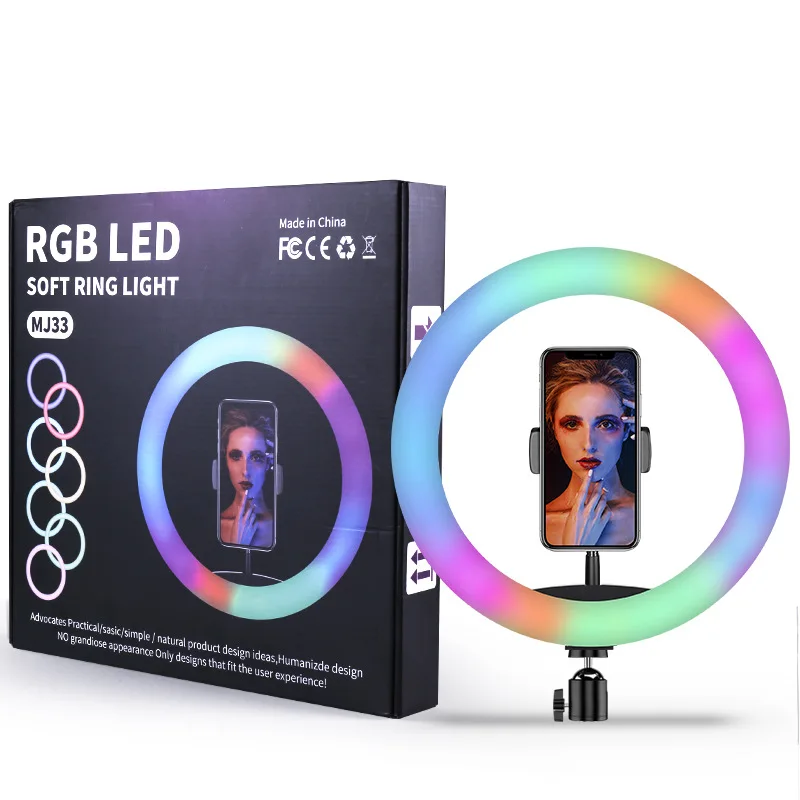 RGB-светильник для прямой трансляции 10 дюймов 26 см | Безопасность и защита
