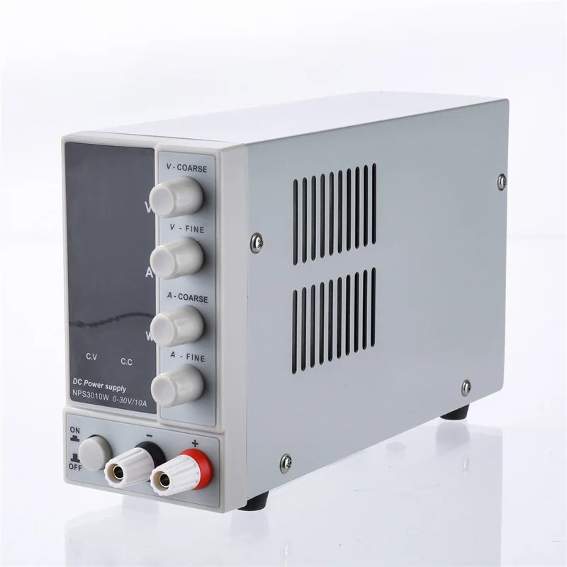 NPS3010W 110V/220V Цифровой Регулируемый источник питания постоянного тока 0 30V 10A 300W