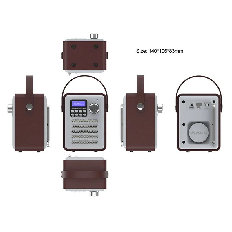 

Wood Digital Bluetooth DAB/DAB+ FM Radio MP3 Player Wireless Speaker Stereo Radio AS99