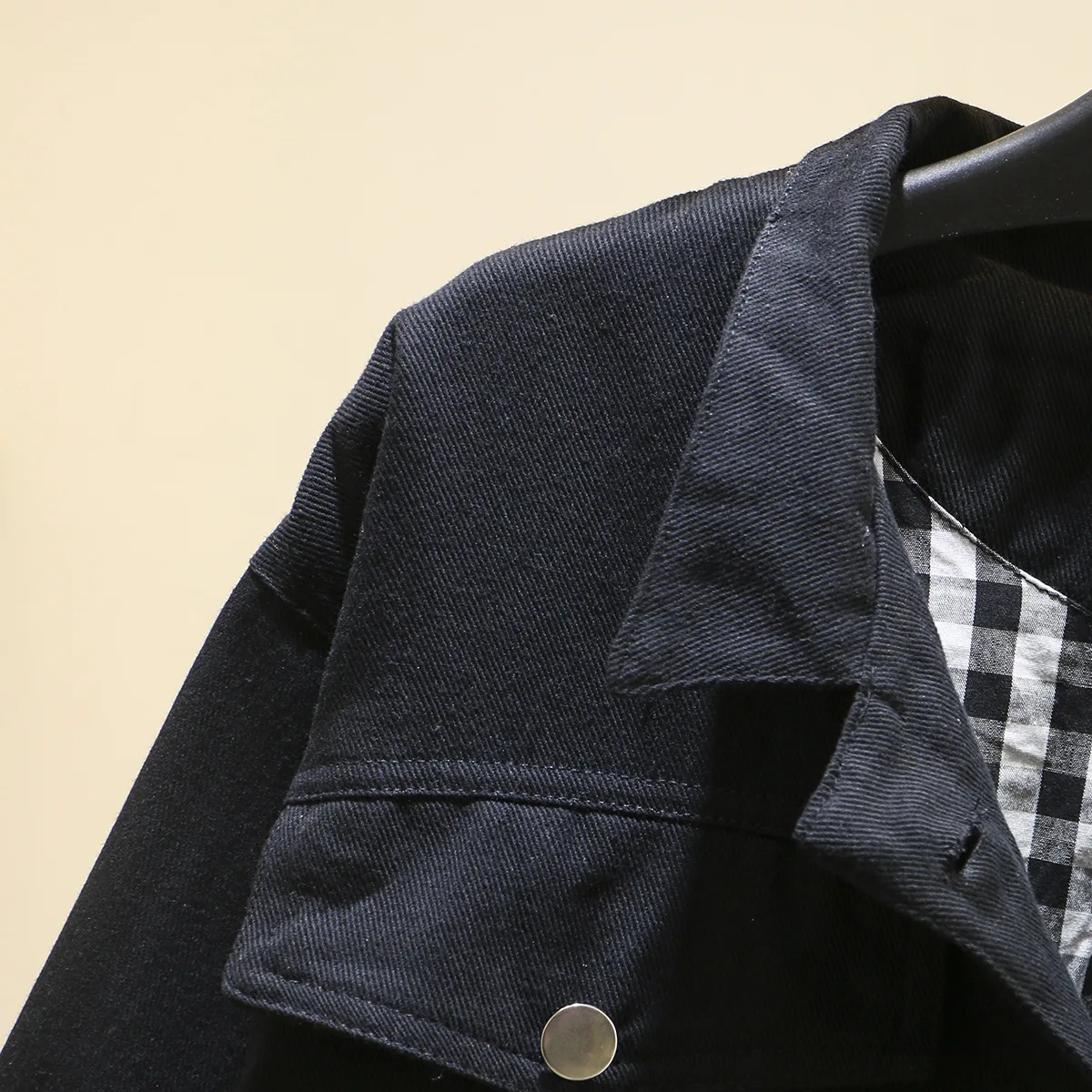 2020 весеннее джинсовое пальто женское с длинным рукавом Простая Повседневная