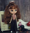 Наряды для кукол Blythy Sweetpie, милая кукла в богемном стиле, Одежда для кукол Blyth, топы, детская игрушка, аксессуары для кукол 16, милые украшения, Licca платье