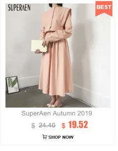 SuperAen/женские рубашки в Корейском стиле; Модные женские блузки из хлопка; Новинка года; повседневная женская одежда