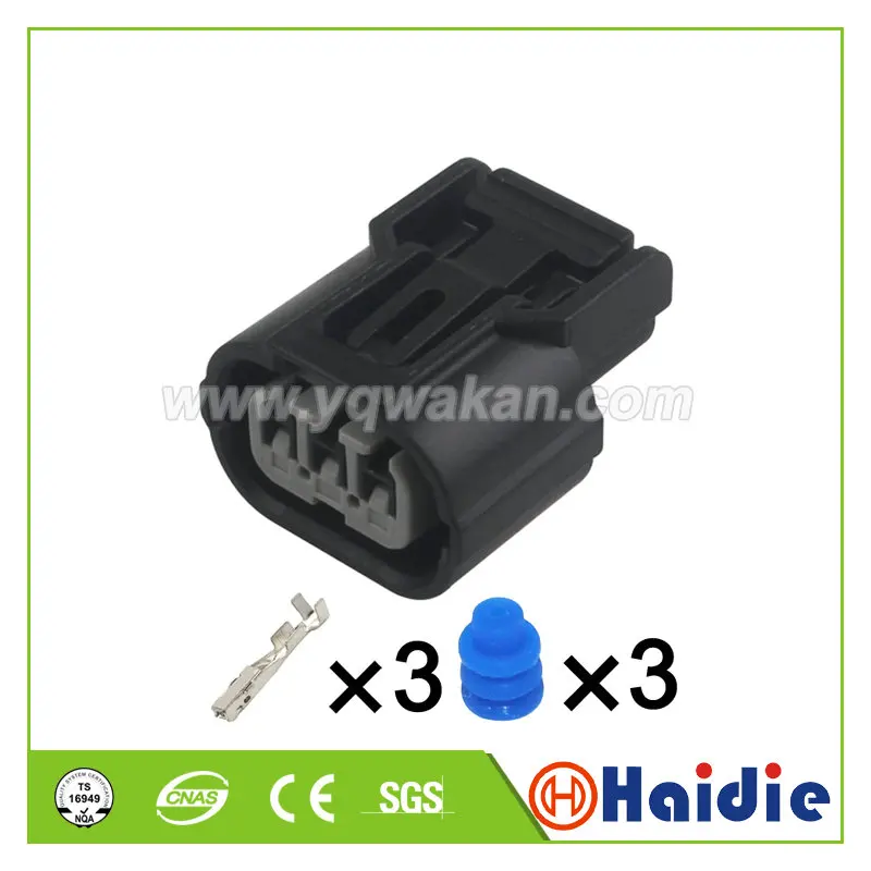Бесплатная доставка 5 комплектов 3-контактный Женский Разъем для автомобиля 6188-4739