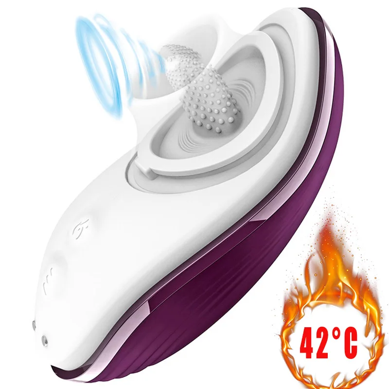 Вибратор для сосания сосков мастурбатор с клитором Стимулятор точки G лизание