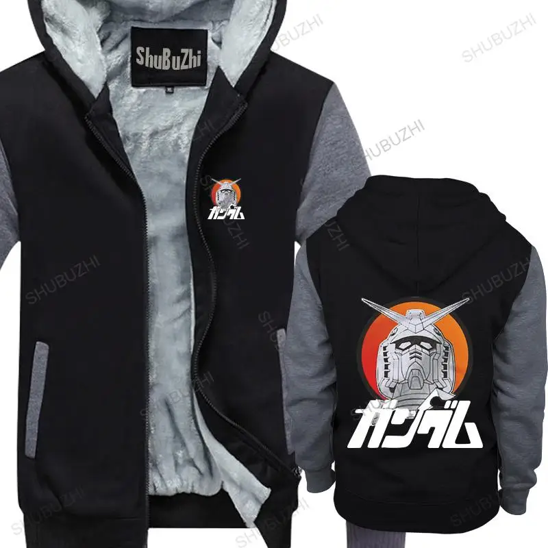 

warm coat men fleece hoody GUNDAM MOBILE SUIT SCI FI ANIME MANGA SCIENCE FICTION RETRO VINTAGE SEED men winter sweatshirt