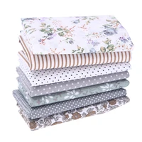 7 pcsset printed cotton patchwork fabric squares bundle quilting scrapbooking sewing craft diy cloth