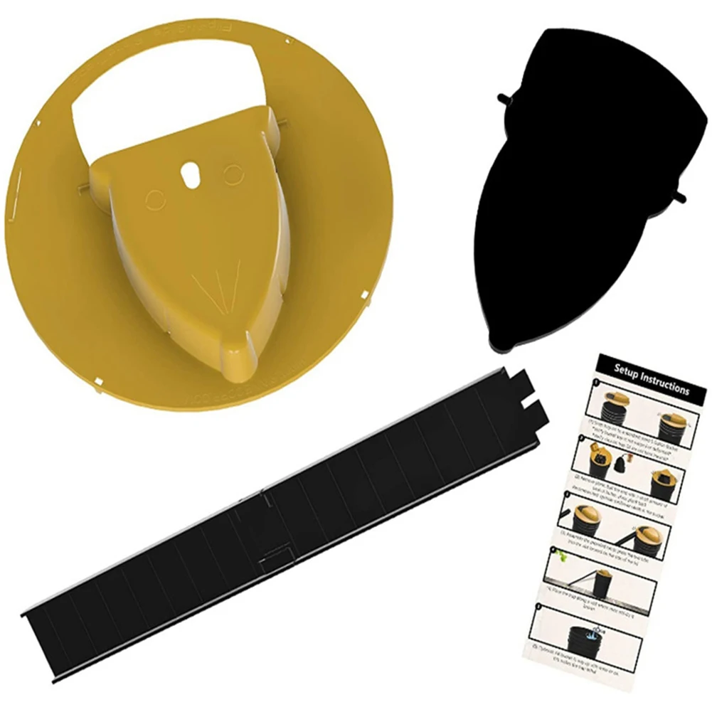 

Mouse Trap Reusable Flip Lid Artifact Plastic Mouse Trap Lid For Gallon Bucket Bucket No Include For Home Mouse Trap Gadget Tool