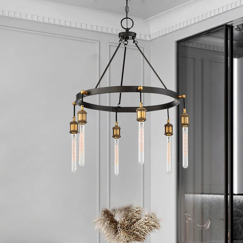 저렴한 심플한 복고풍 샹들리에 크리에이티브 개성 바 카페 레스토랑 샹들리에