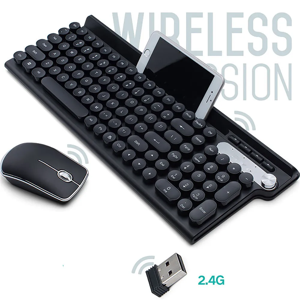 

2,4G Беспроводной клавиатура Мышь Комплект универсальных портативных ПК Тетрадь компьютеры Перезаряжаемые клавиатура Мышь комбинированный...